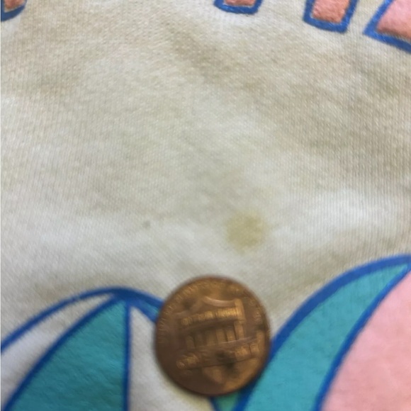 Vintage 80’s Hilton Head Island White Sweatshirt Sz LG - Picture 3 of 7